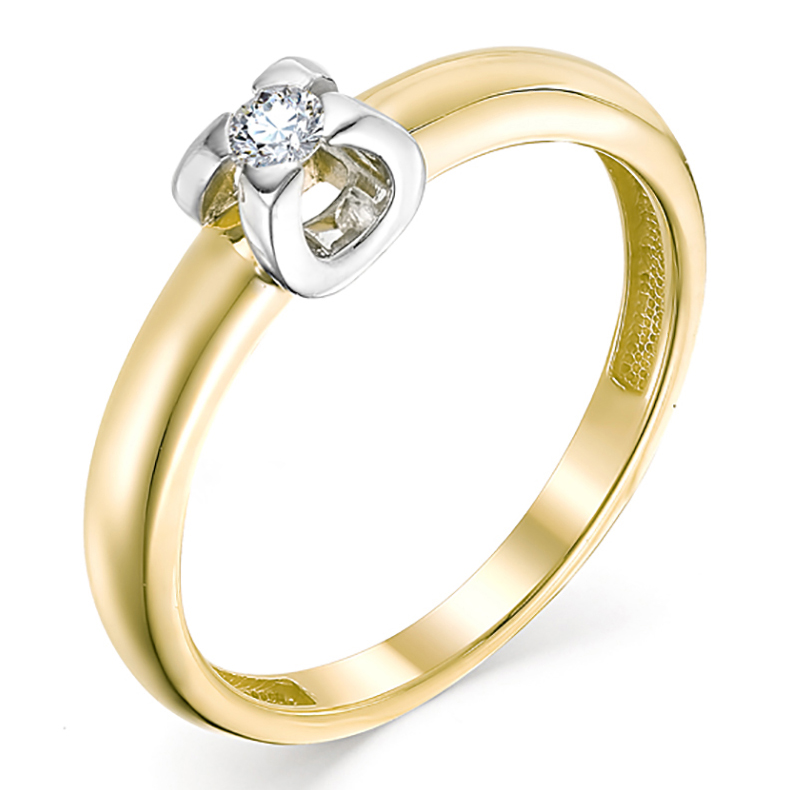 Кольцо, золото, бриллиант, 3089-11002